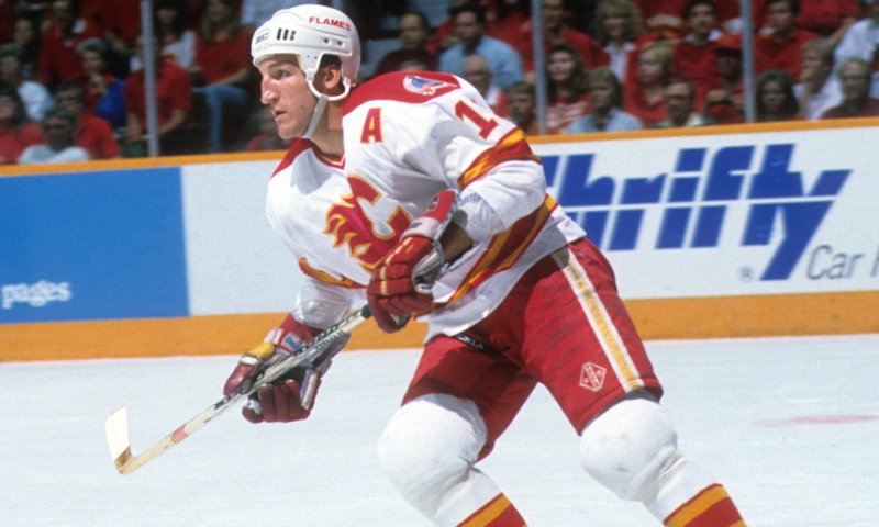 NHLFlames's tweet photo. We wonder if Dave Semenko sent Tim Hunter a birthday card? Happy b-day to one of the toughest guys to play the game! https://t.co/54Rr61hD9r