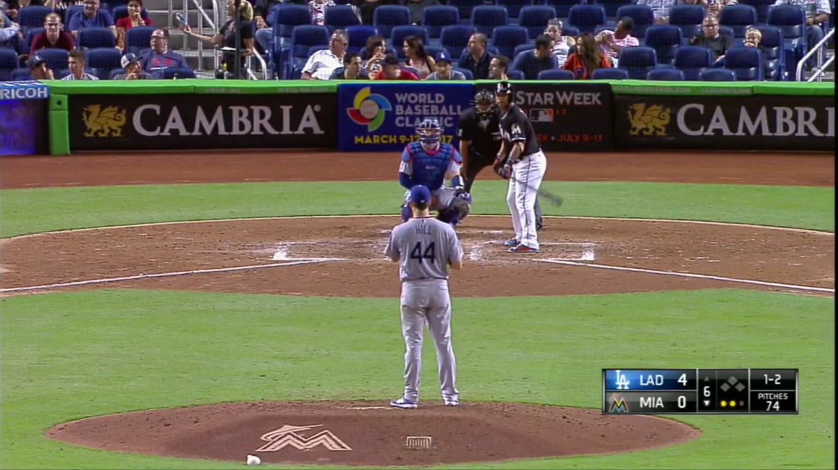 TylerBoronski's tweet photo. @AtlanticLg talent in this #LAvsMiami game rn. Rich Hill (@LIDucks) pitching against Robert Andino (@SOMPatriots) https://t.co/SMr5dOanAI