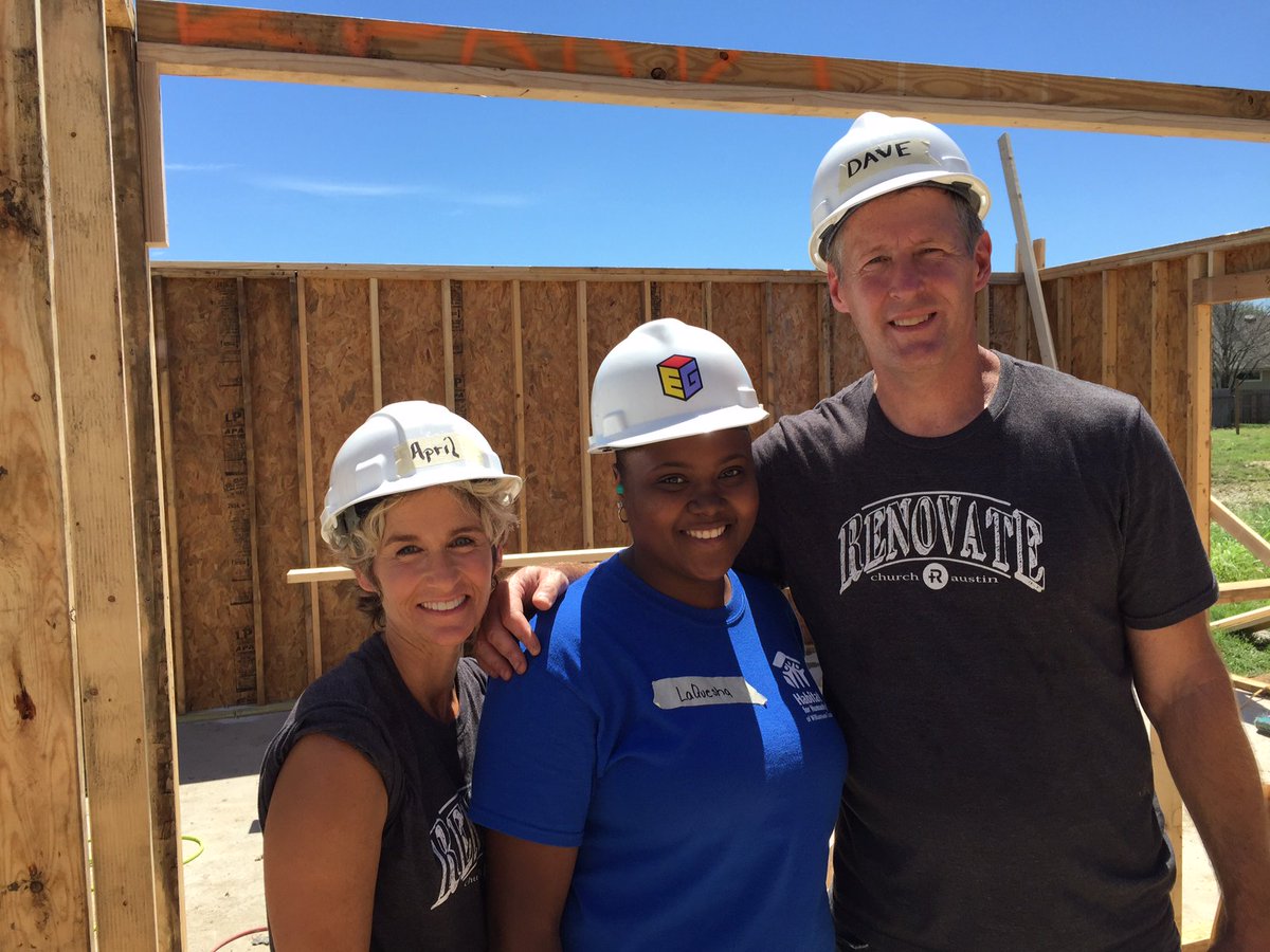 dave_jamerson's tweet photo. Had an incredible time serving today with Habitat for Humanity and their new home build in Leander! Great experience https://t.co/qWcq7pvHRx
