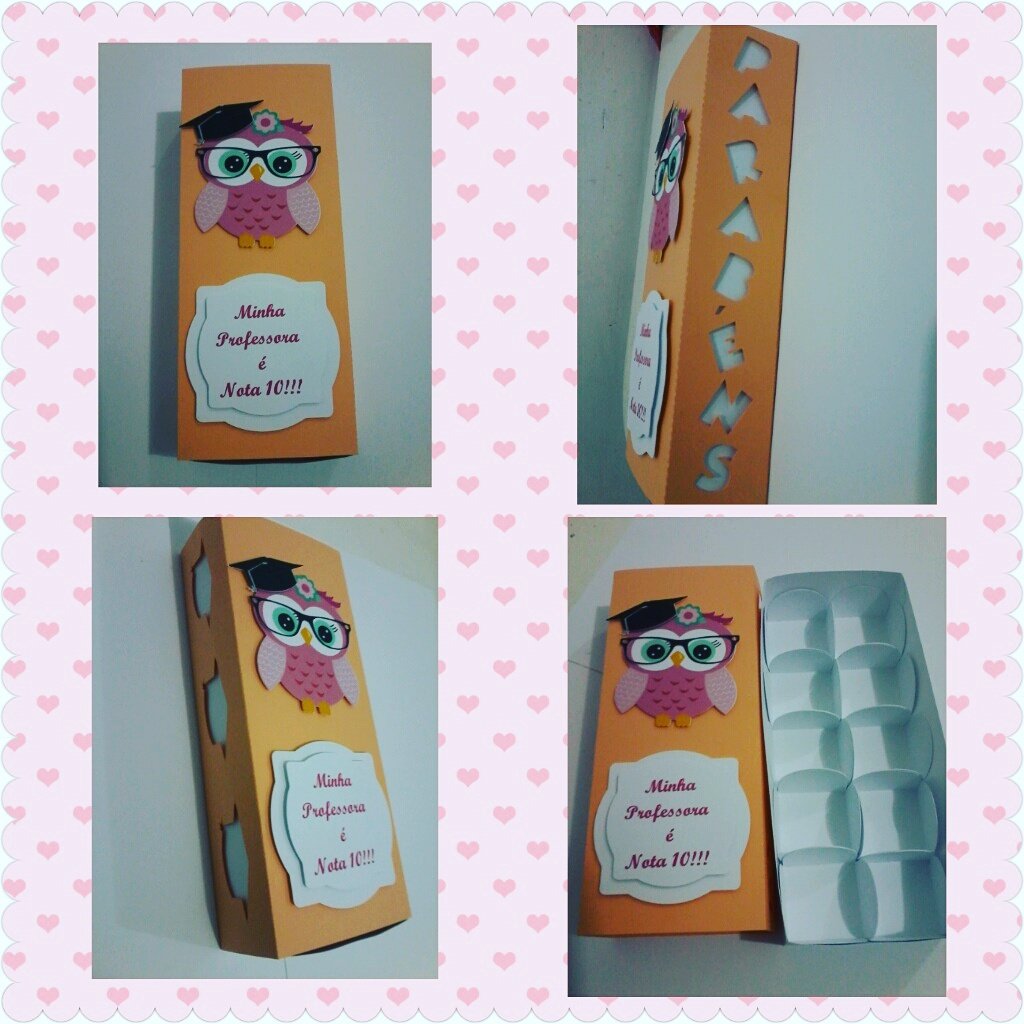 Mais uma caixinha fofa
#diadosprofessores
#caixadocinhogourmet