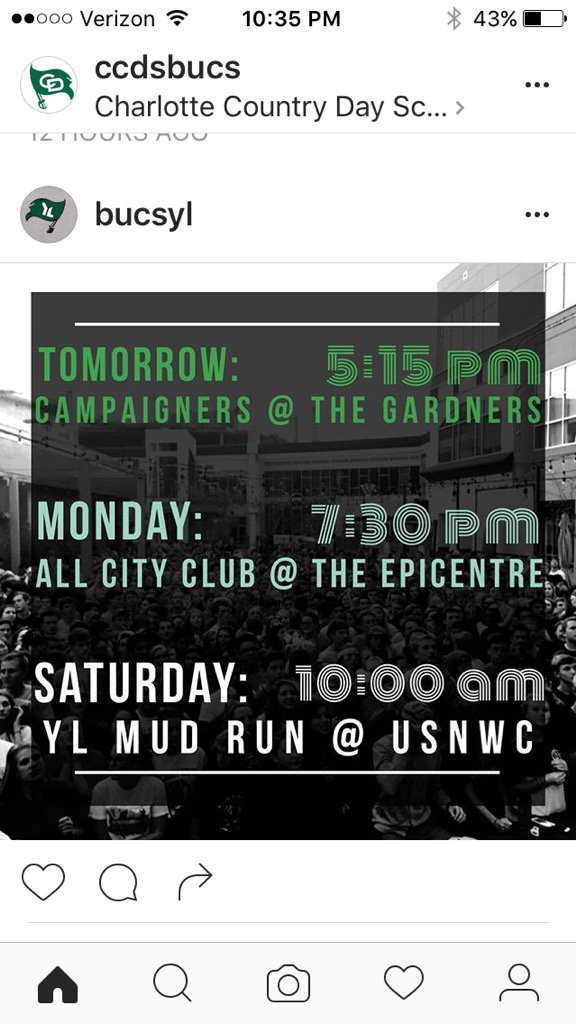 kickbucs's tweet photo. BUCS YL is back!!  Just a heads up! https://t.co/KLtnwPbXfo