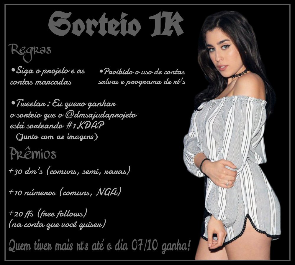 Leticia_valle1's tweet photo. Eu quero ganhar o sorteio que o @dmsajudaprojeto está sorteando #1KDAP https://t.co/vawWShUlub