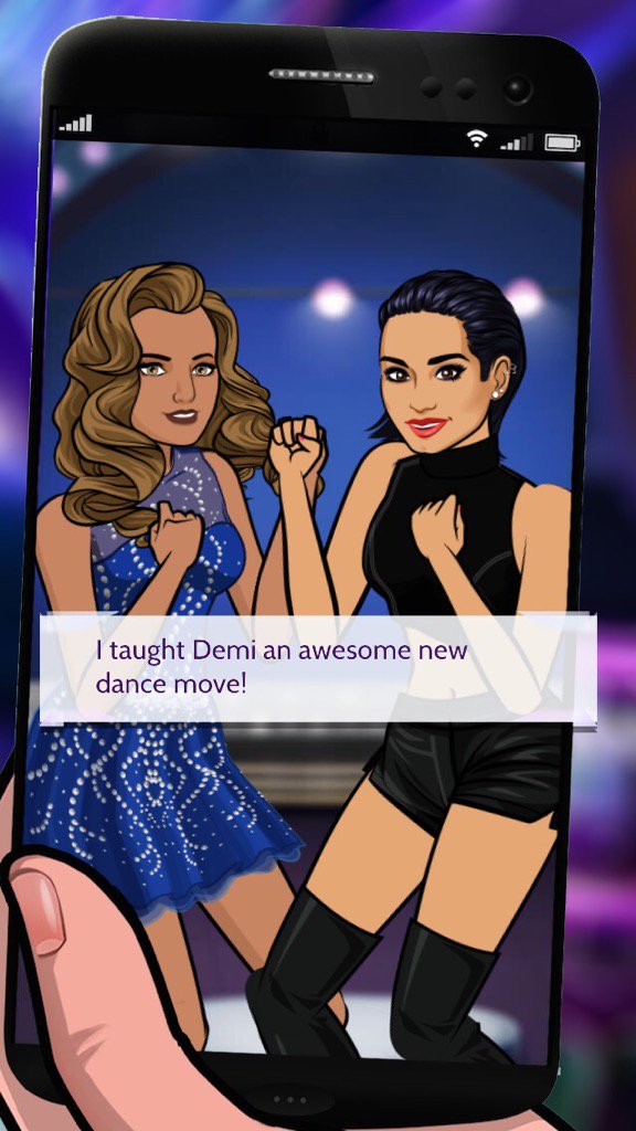 kevachec's tweet photo. I just taught Demi a new dance move! #demipathtofame https://t.co/5vevPB9LbV https://t.co/QtU47QkC32