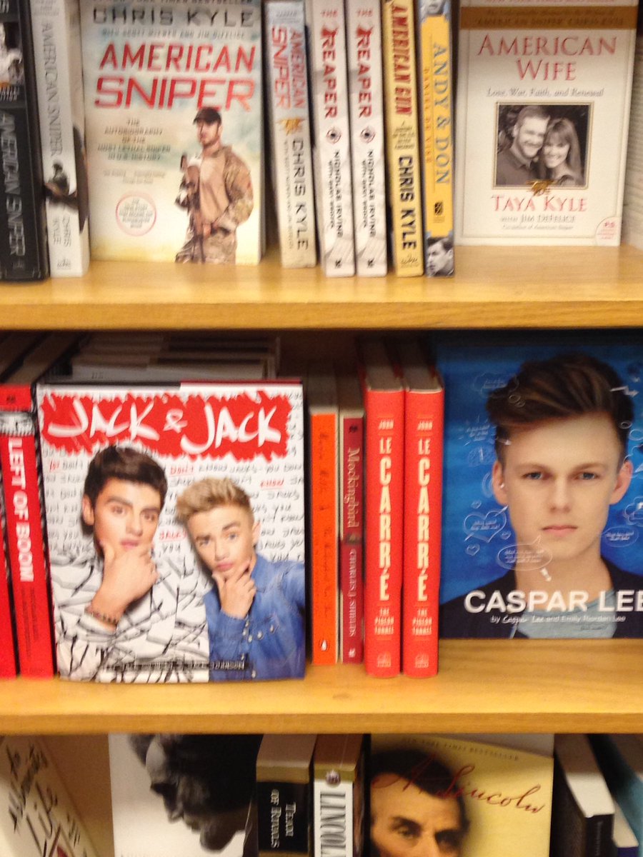 ward_karli's tweet photo. @JackJ and @jackgilinsky  I seen your book at a books a million today😊😊 https://t.co/ghzQ1fBKd7