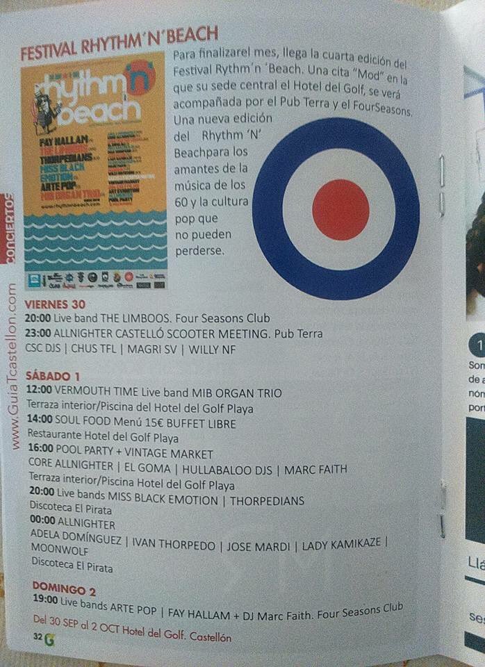 mbecastellon's tweet image. Ya falta menos para el Rhythm &amp;amp; Beach!!!