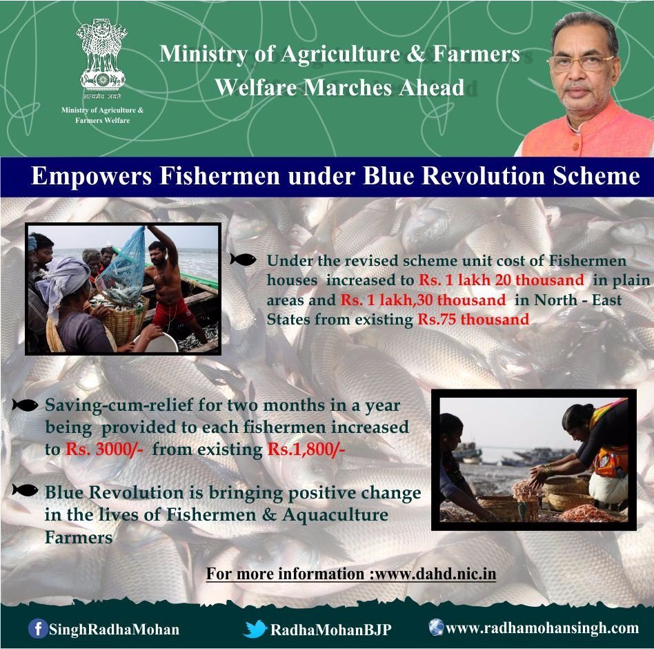 iSwapnilpathre's tweet photo. PIB_India : RT RadhamohanBJP: Empowers Fishermen under Blue Revolution Scheme. #Transformi… https://t.co/uELkvAny3m https://t.co/owUByeZSik