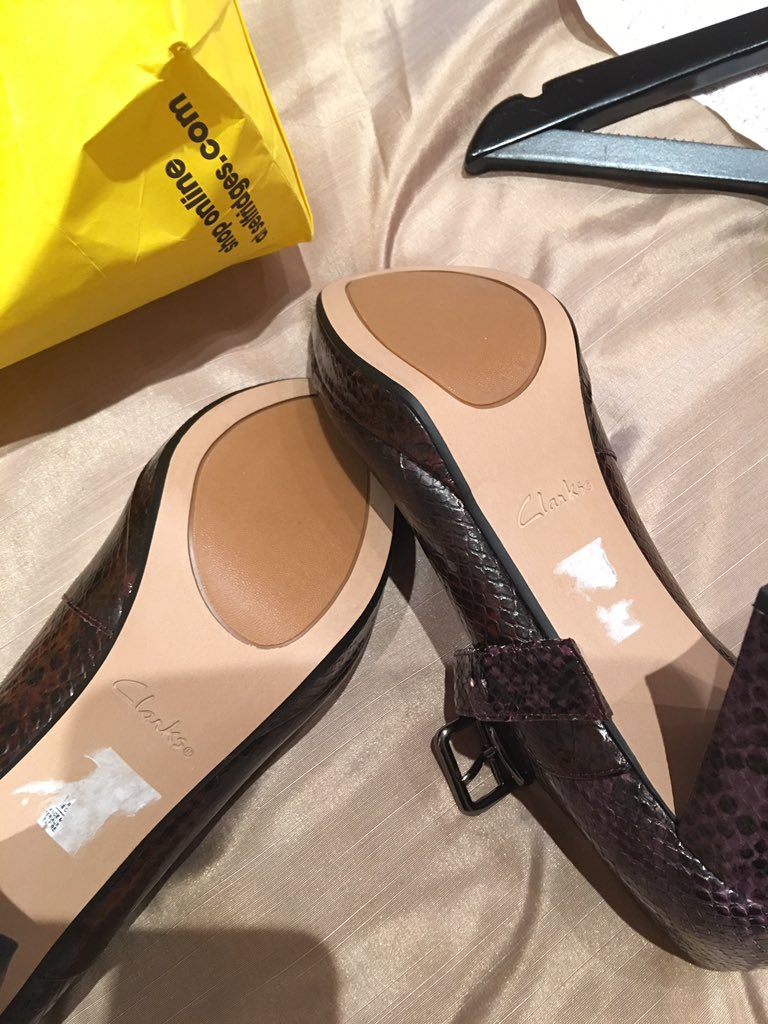 Love Clarks Shoes, detest this. Come on guys #SortTheSticker <a href="/clarksshoes/">Clarks Shoes</a>