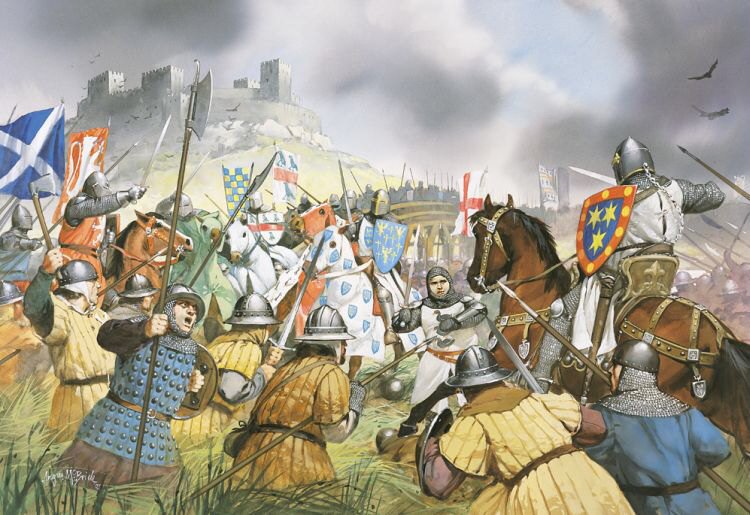 ProfTonyPollard's tweet photo. #OTD 1297 at last, Scots victory! Wallace uses tactics that Bruce would later adopt at Bannockburn @ Stirling Bridge https://t.co/h63E6RuY7K