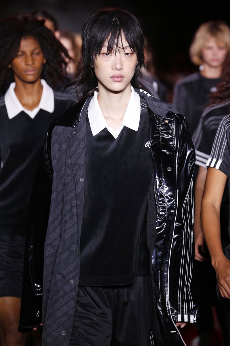 BoF's tweet photo. .@AlexanderWangNY announced a collaboration with @adidasoriginals. See all the looks: https://t.co/wu73C84v6j #NYFW https://t.co/qZeI7OP9H9