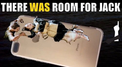 iPhone 6 compared to iPhone 7 Titanic no headphones Jack meme ...