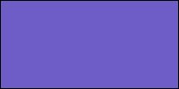 Hoy es recomendable un color cercano al margarita azul (#6e5dc7; rgb:110,93,199; cmyk:45%,53%,0%,22%).