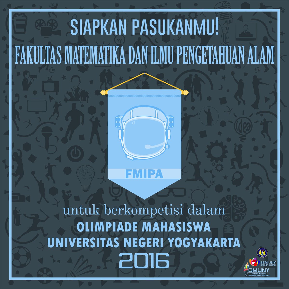 omuny2016's tweet photo. Siapkan pasukanmu @bemfmipauny #teamBIRU #omuny2016 https://t.co/sPP8BFrprO