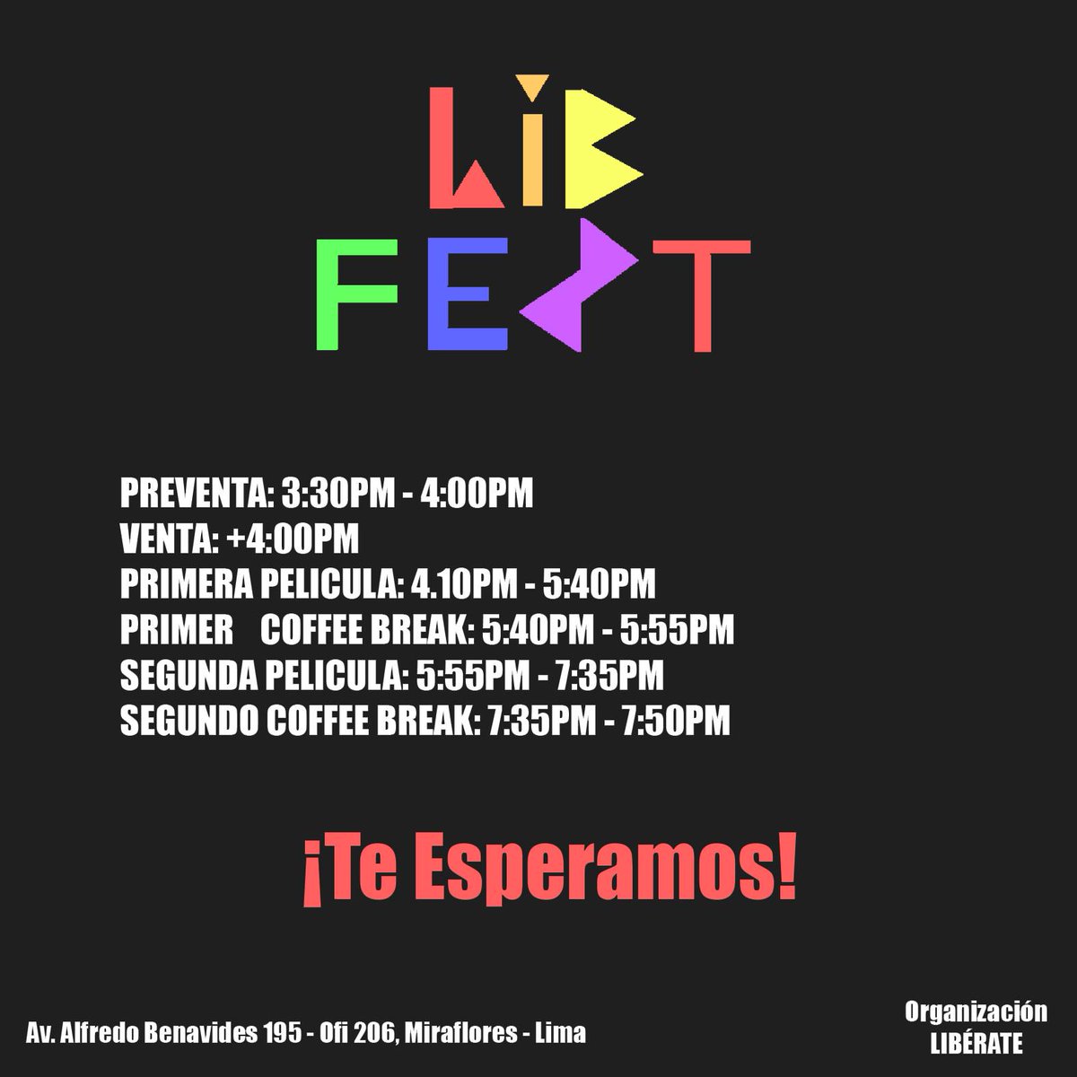 ORG_Liberate's tweet photo. #LibFest inicia hoy domingo. Mas info en: https://t.co/BWp3i2d9vY https://t.co/tWcOTYyyfu
