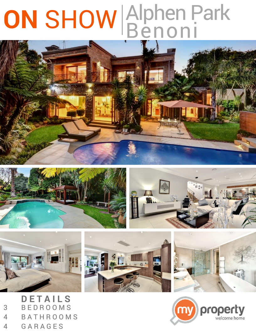 A stunning home in Alphen Park, Benoni is our #MyPropertyOnShow pick of the day bit.ly/1UpuO7P