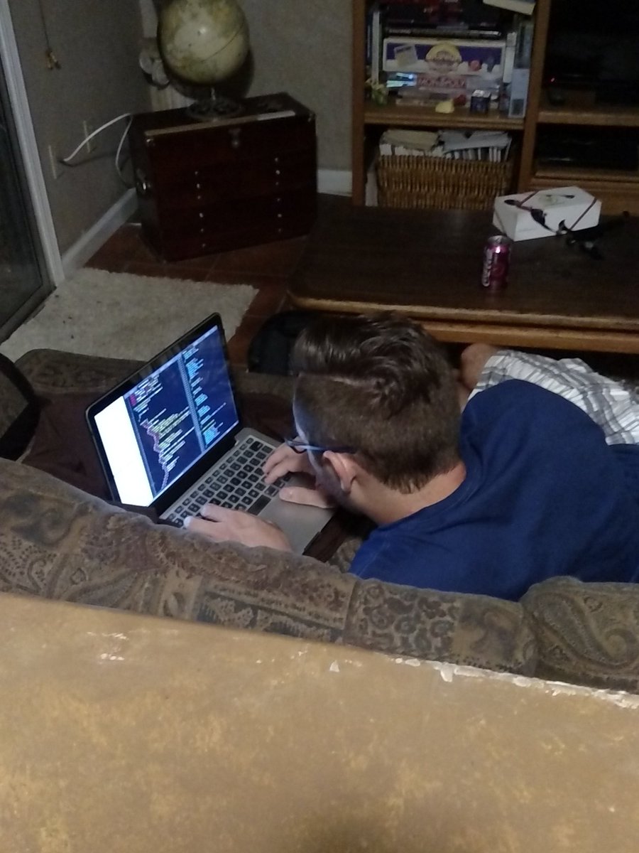 Christi32859828's tweet image. 2am being super Devvy right now for the front end! #CodeMatrix #RedPill #SWJax