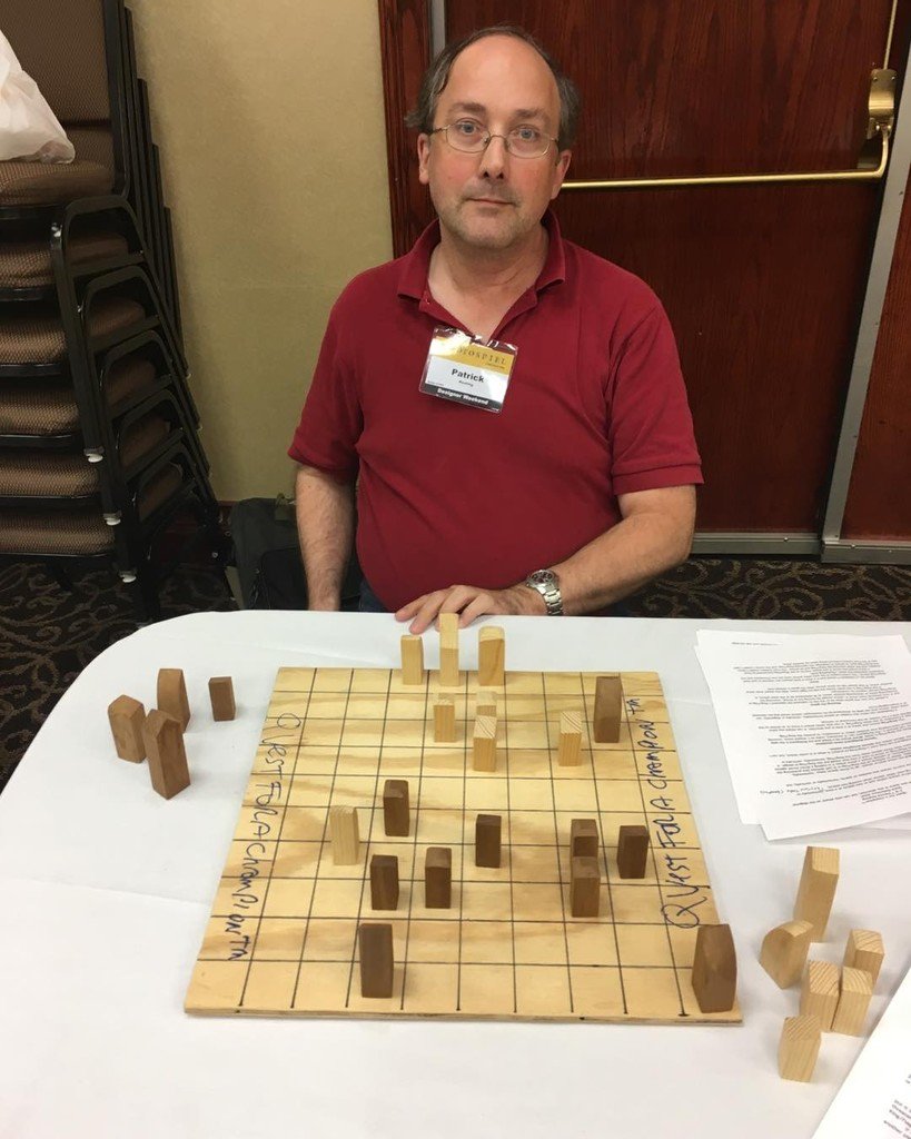 charliemccarron's tweet photo. Enjoyed this alterna-chess game, Quest for a Champion. #ProtospielChicago https://t.co/MjKFB9tW4B https://t.co/IfnJ1fhO7L