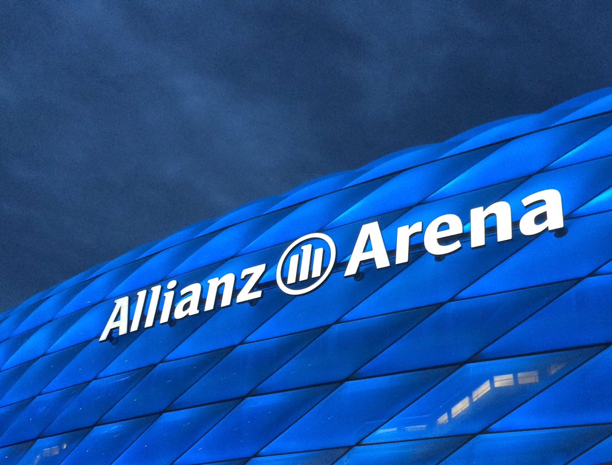 Allianzarena in Blau😍