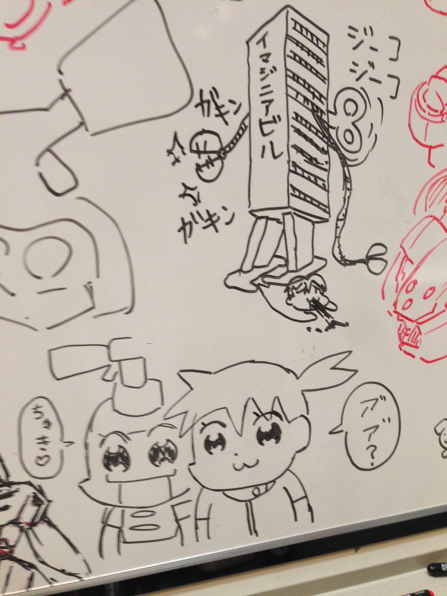 そういや昨日のメダオンリー会場でイッキとメタビー描きました 