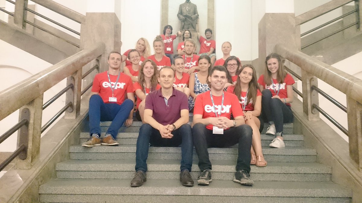 IPS_FSV_CUNI's tweet photo. It is the 'red army' that makes #ecprconf16 #ecpr2016! Thank you. https://t.co/3w1btNttos