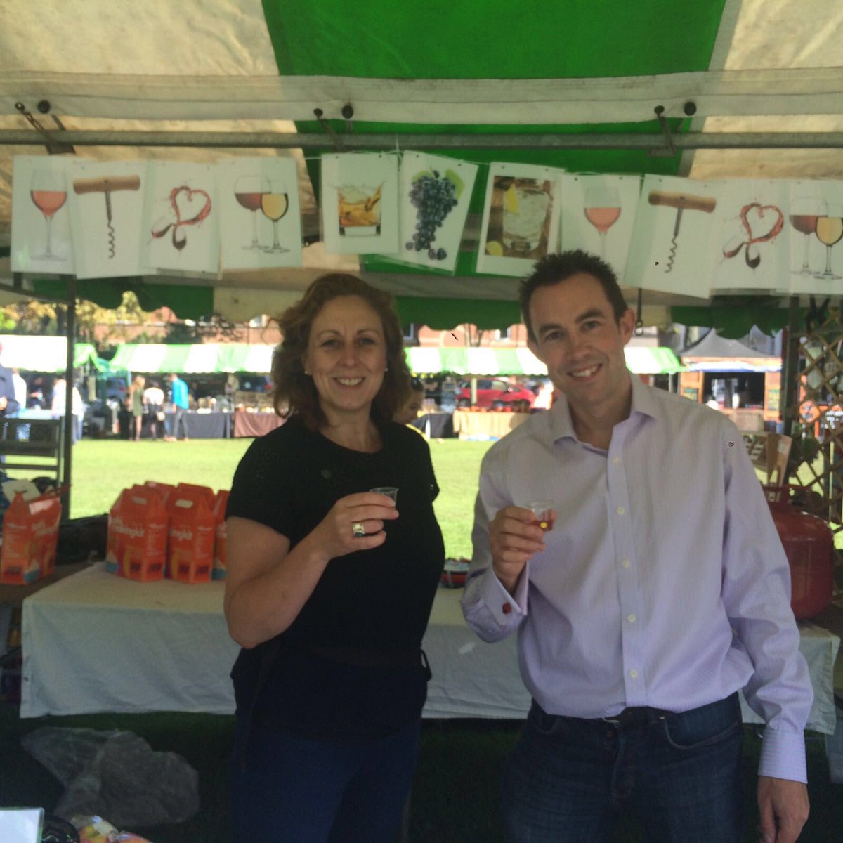 We're at <a href="/LeamFoodFest/">Leamington Food Fest</a> today so come along for a go at pairing wine to food and have a chat about our courses