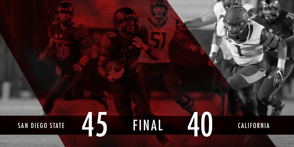GoAztecs's tweet photo. #AztecFB defeats California! #Win21 https://t.co/iSMLh5VosO