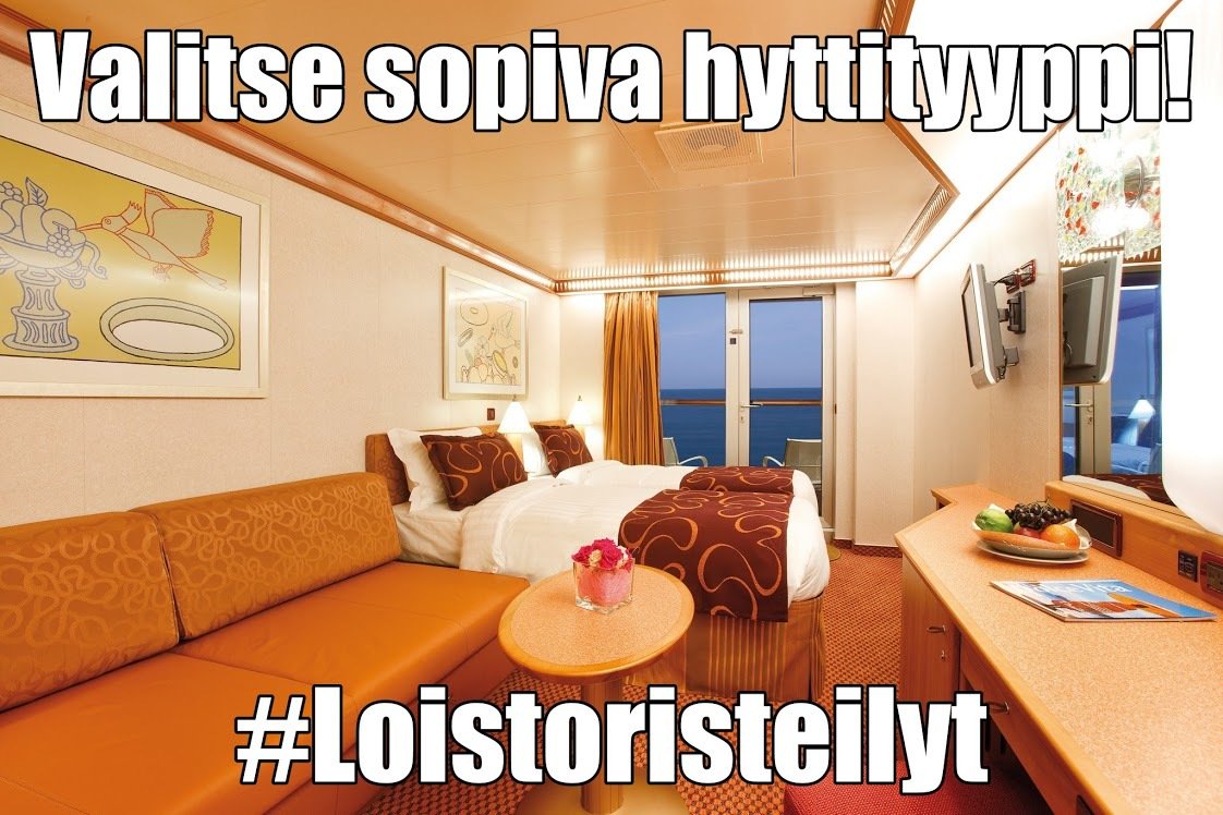 Loistoristeilyt's tweet photo. Hytin valinta risteilyllä kannattaa miettiä tarkkaan...
Karibialle parvekehytti! 

#Risteily #Loistoristeilyt #Hytti https://t.co/1Bvp8nZei3
