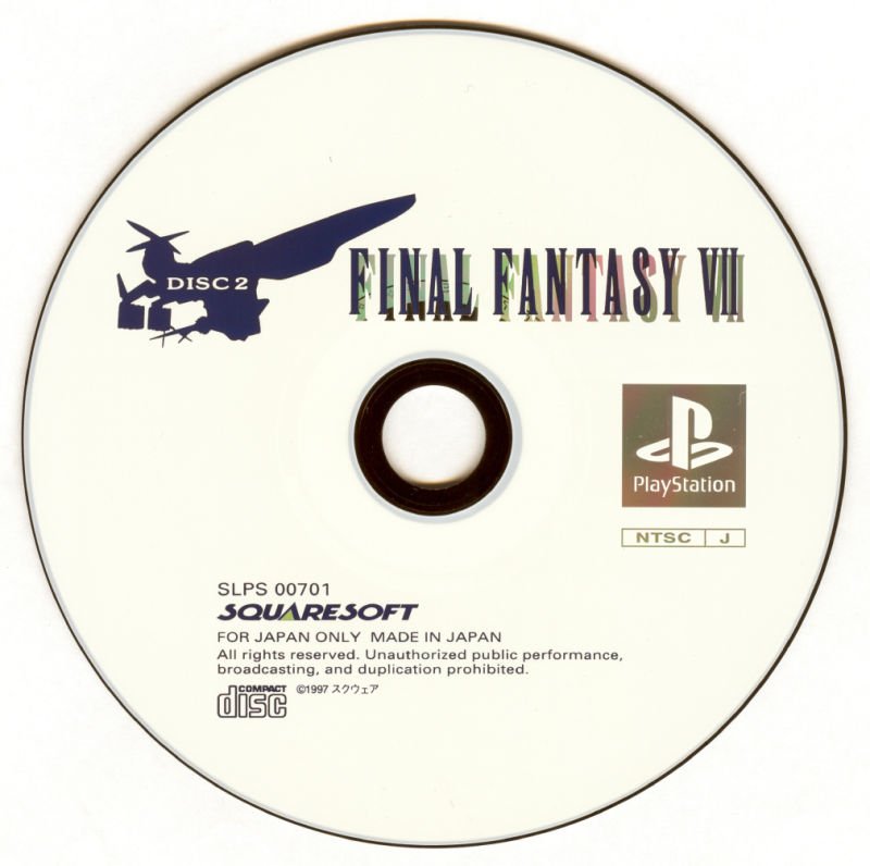 Final Fantasy VII / Disc / Squaresoft / 1997pic.twitter.com/YNC24KCH0c. 