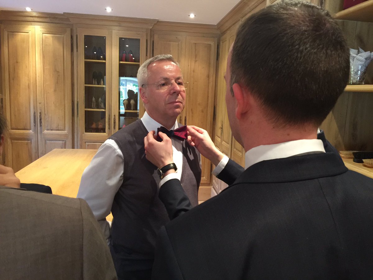 In a few weeks the 8 week butler training is about to start... Do you know how to tie a bow tie? #butler #training