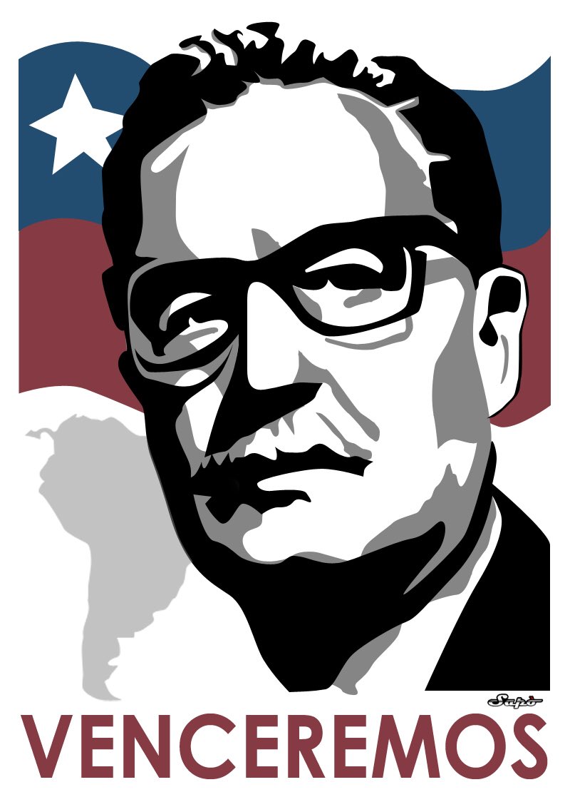JovenesIU's tweet photo. "Ser joven y no ser revolucionario es una contradicción hasta biológica". #AllendeVive https://t.co/TkTWKQN4Dp