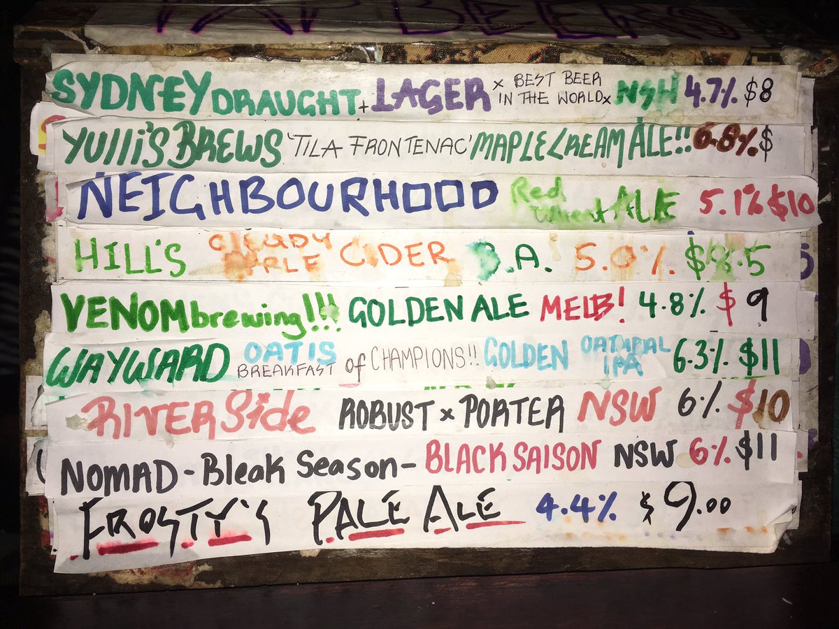 Taps as at 10 Sep 2016