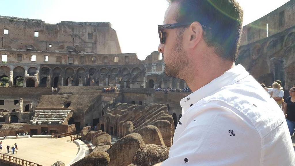 Taking in the architectural wonder that is the Roman #Colloseum #rome #handsomeman