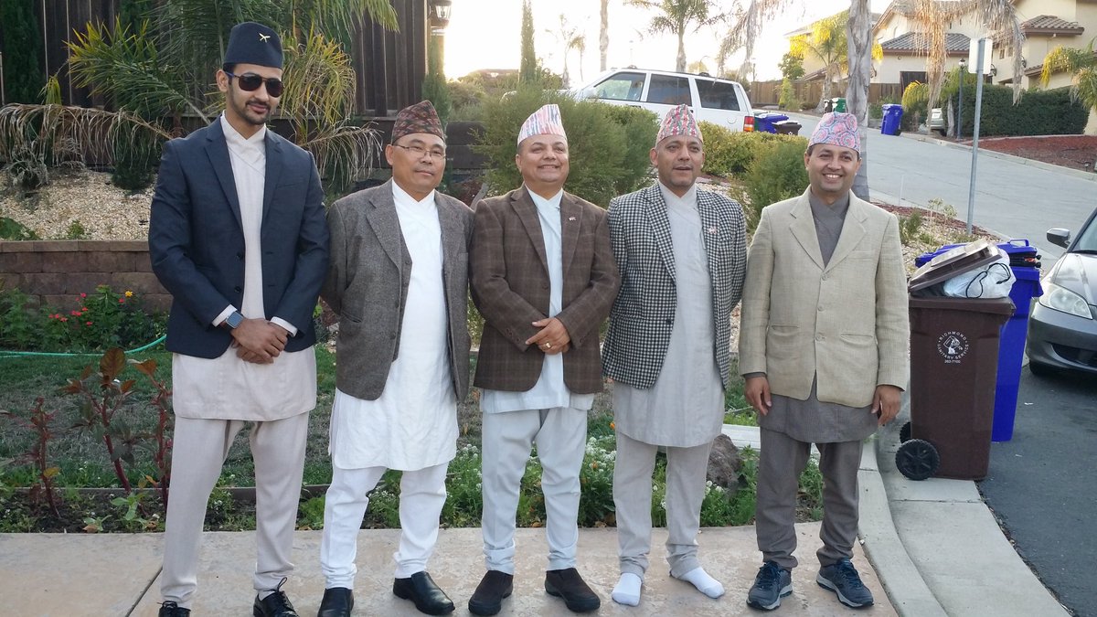 mlnepal's tweet photo. Nepali dress not bad. https://t.co/y3NkGqQUv0