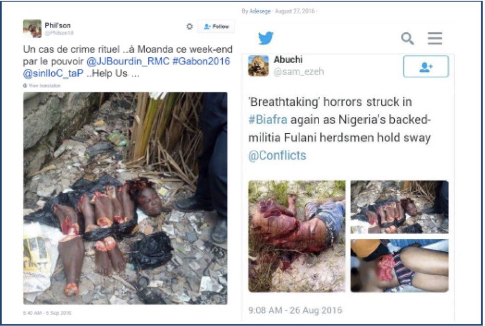 Gabon2016's tweet photo. La crise ivoirienne banque d'images de la désinformation sur le #Gabon cc @Gouvci @JJBourdin_RMC @Observateurs https://t.co/7a9Bcv7diH
