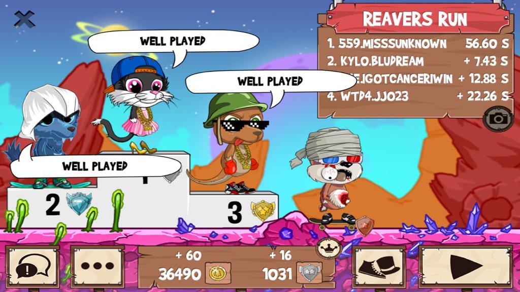 MissUnkn0wn1's tweet photo. Want to catch an L? #funrun2 #Bludream #Igotcanceriwin #JjO23 βΊοΈ https://t.co/BiaV2lgTDL