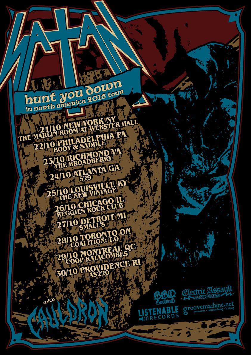 _groovemachine_'s tweet photo. @SatanUK return to the North American East Coast in October '16 - @Cauldronmetal will join them on this tour! https://t.co/f4WALM81mk