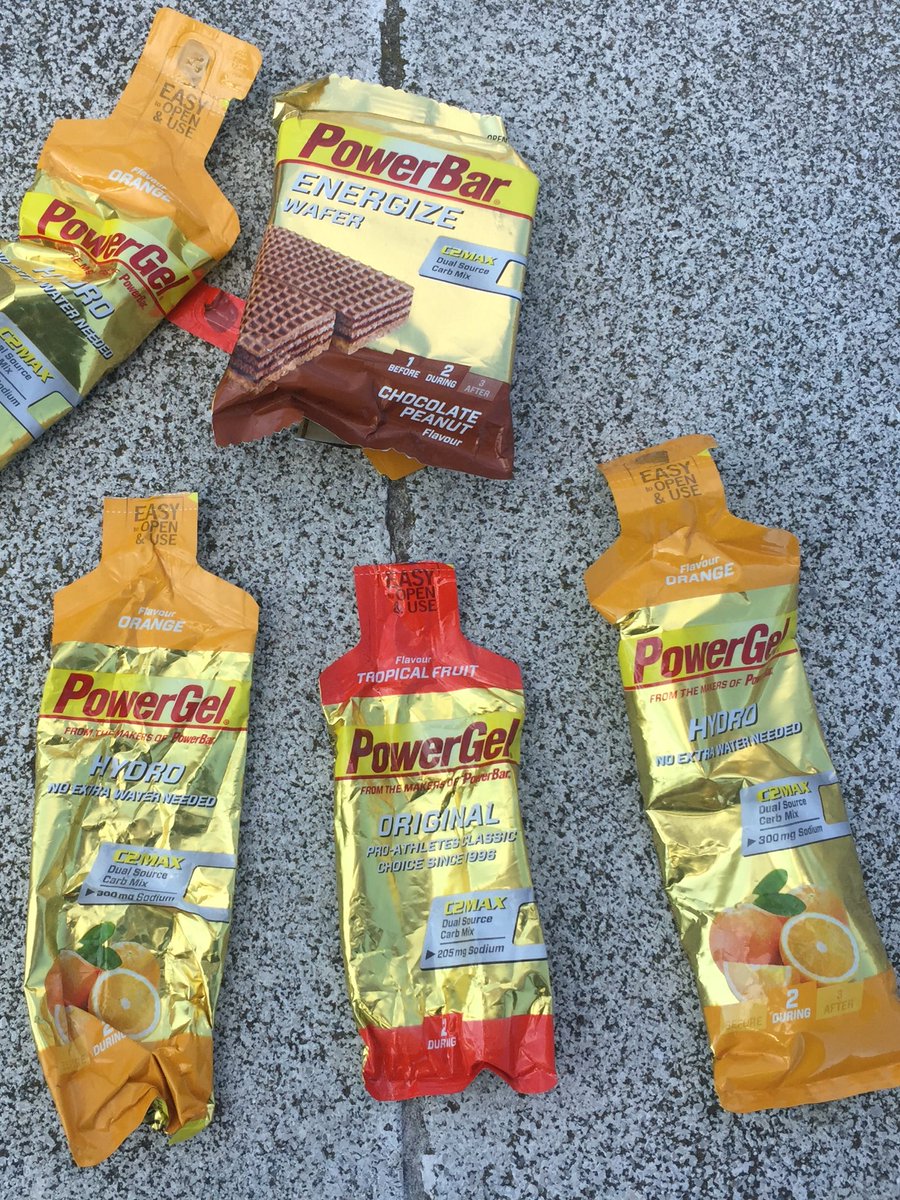 Recuerda que los geles energéticos vuelven a casa contigo! <a href="/PowerBarSpain/">PowerBarSpain</a> RT y haz lo mismo