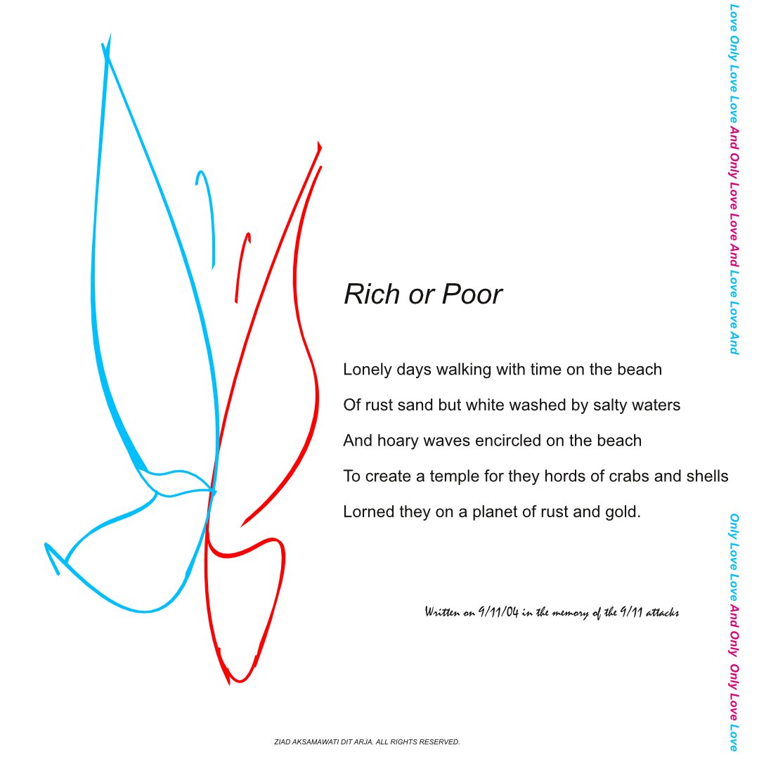 winenlavenders's tweet image. Rich or Poor #poem #poetry #NeverForget