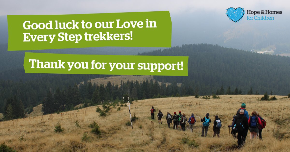 HopeandHomes's tweet image. Good luck to our trekkers making their way across Romania over the next week! #LoveinEveryStep