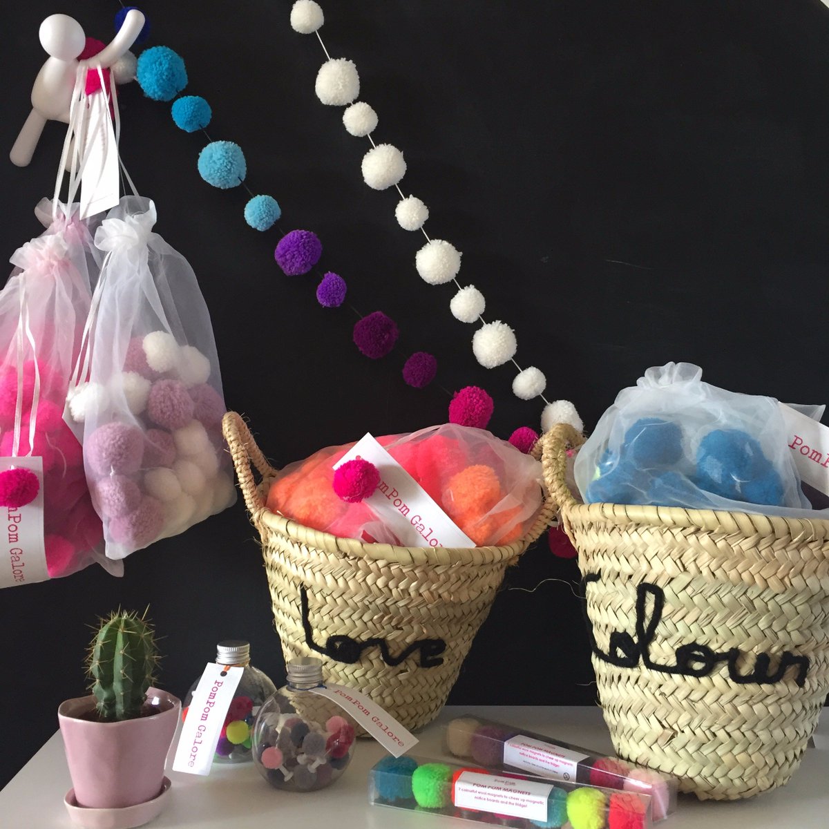 catchingdoodles's tweet photo. So happy to be stocking these gorgeous pom pom garlands from @pompomgalore. Head over to the site and take a peek.. https://t.co/Qj3kHO3Jud