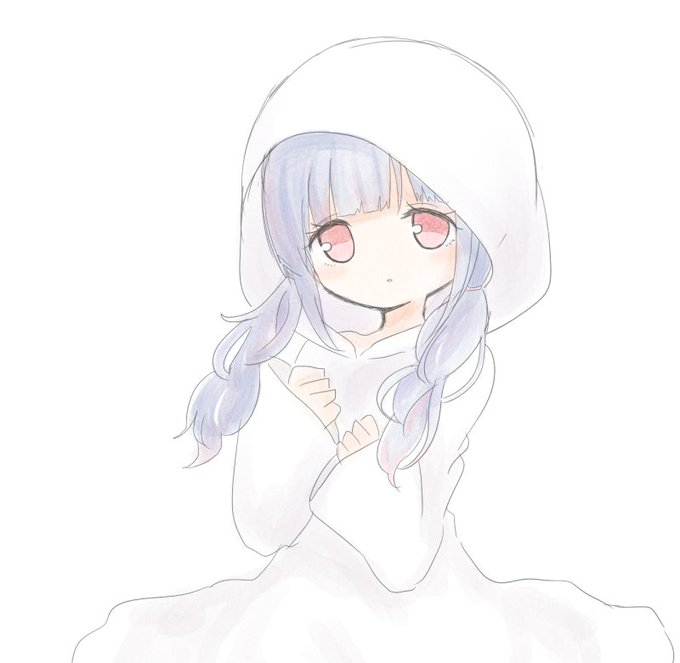 「女の子 頭巾」のTwitter画像/イラスト(古い順)