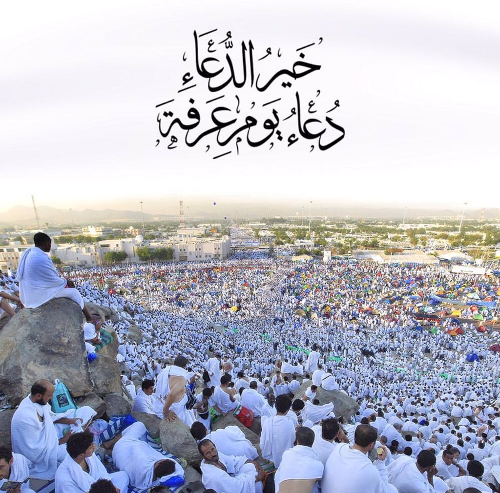 #عرفات 
لا يذهب عرفة وفي صدرك كلام لم تقله، بُث لله همّك، حزنك،قلقك، خوفك، دعواتك ولا تتعاظم أي أمر أمام الله 💫.