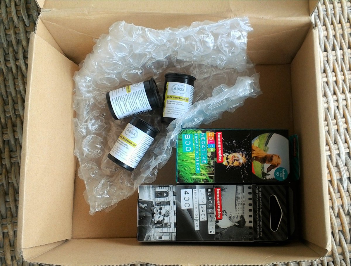 lomocrat's tweet photo. New lot of #lomography film has just arrived. #filmisnotdead #back2film https://t.co/7SSCYdMv7a
