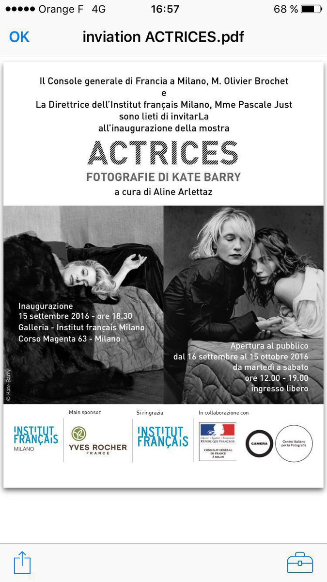evagiovannini's tweet photo. Brava @alinesophie, bel progetto, se siete a Milano andateci. #KateBerry @IfMilano https://t.co/gC68XfWTVX