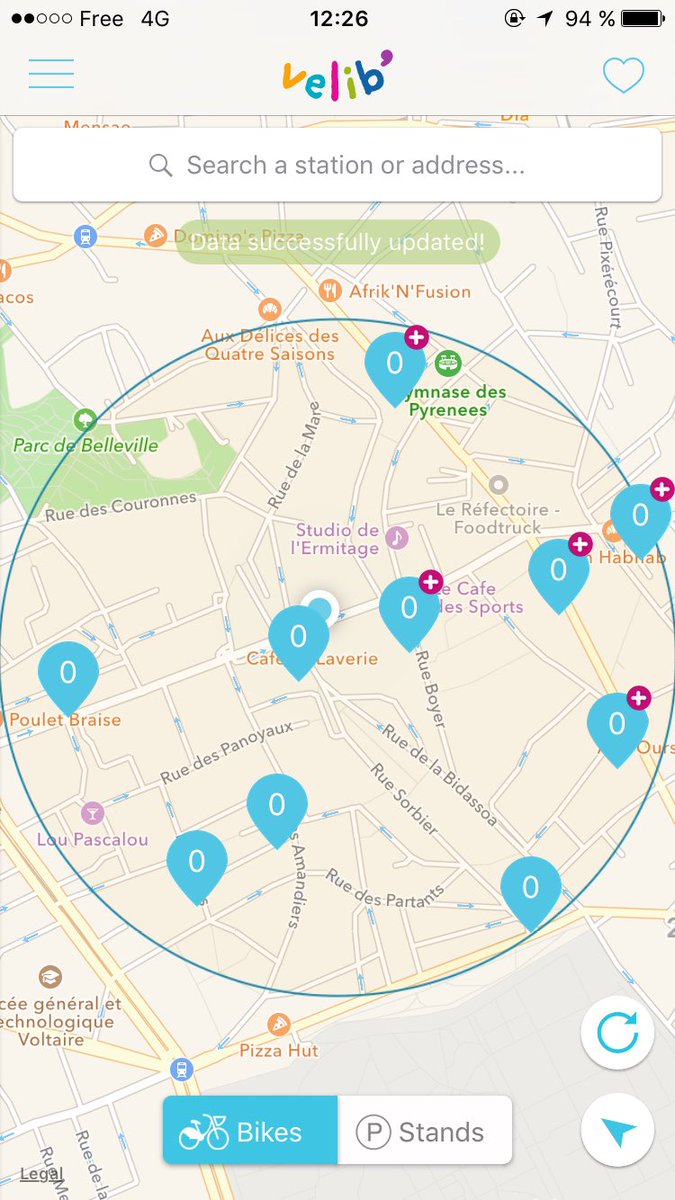 romain_Bn's tweet photo. C'est toujours un plaisir de pouvoir prendre un @Velib  a coté de chez soi ! https://t.co/fR9fhO5VVl