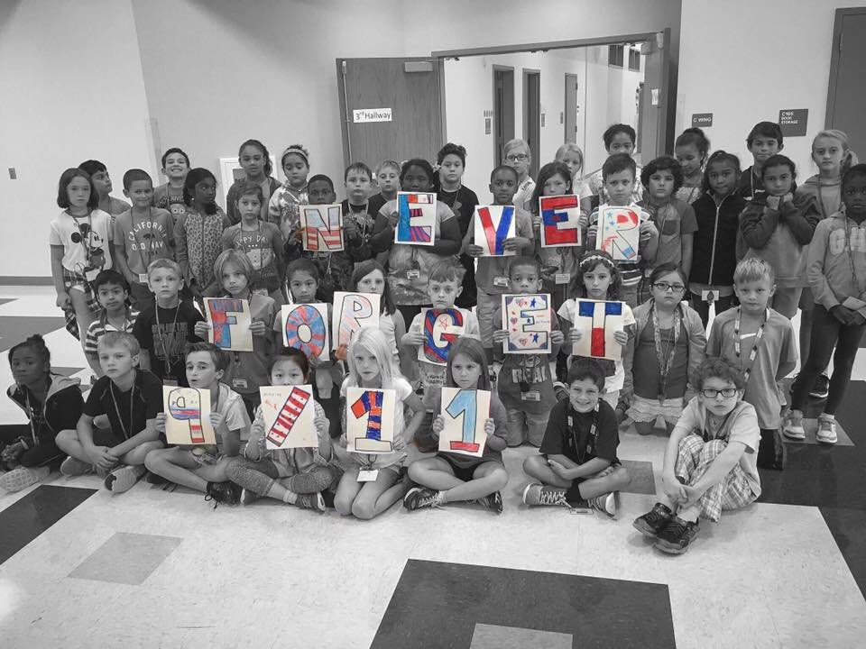 AviationMLS's tweet photo. Concord NC 3rd grade class learns of 911 and the tragedy still fresh in our minds 15 years later. NEVER FORGOTTEN! https://t.co/PlwZ2uHMPj