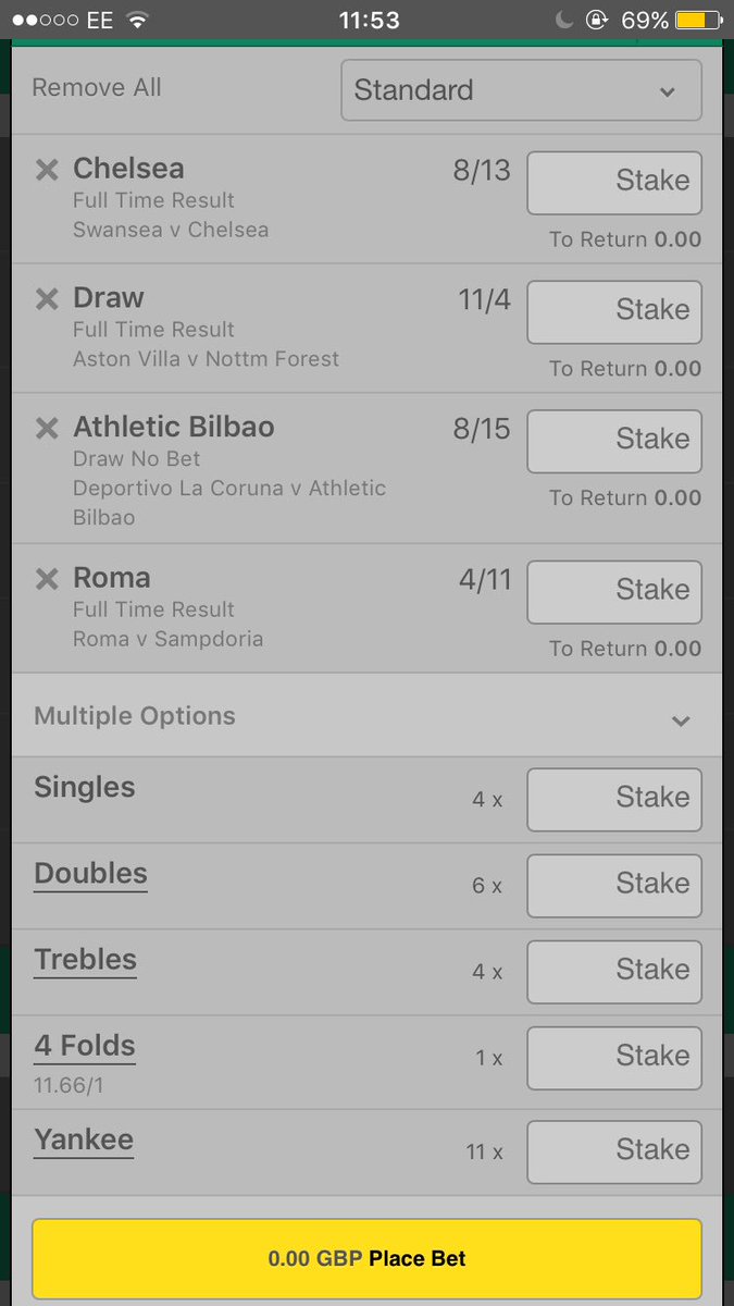 TipsAsylum's tweet image. Today&apos;s acca! 11/1 £10 returns £116