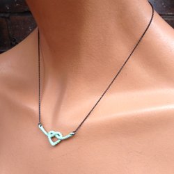 Always awesome, our aqua heart rope necklace on black silver chain is available online!
buff.ly/2bVDgOI