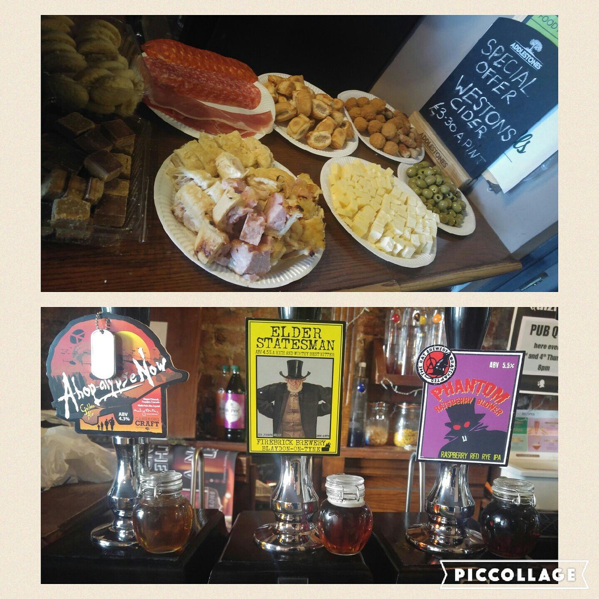 SherlocksBaker's tweet image. A-hop-alypse-now4.3% @CameronsBrewery 
Elder Statesman4.5%@firebrickbrew 
Phantom Ratsberry Blower5.5% @RatBrewery
