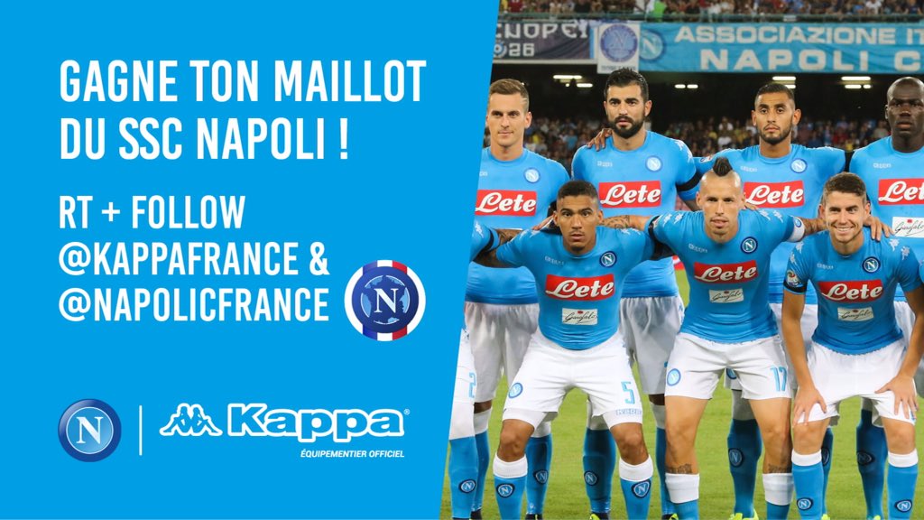 #jeu J-3 avant le retour de la <a href="/ChampionsLeague/">UEFA Champions League</a> pour <a href="/sscnapoli/">Official SSC Napoli</a>.RT/FOLLOW #ForzaNapoliSempre kappastore.fr