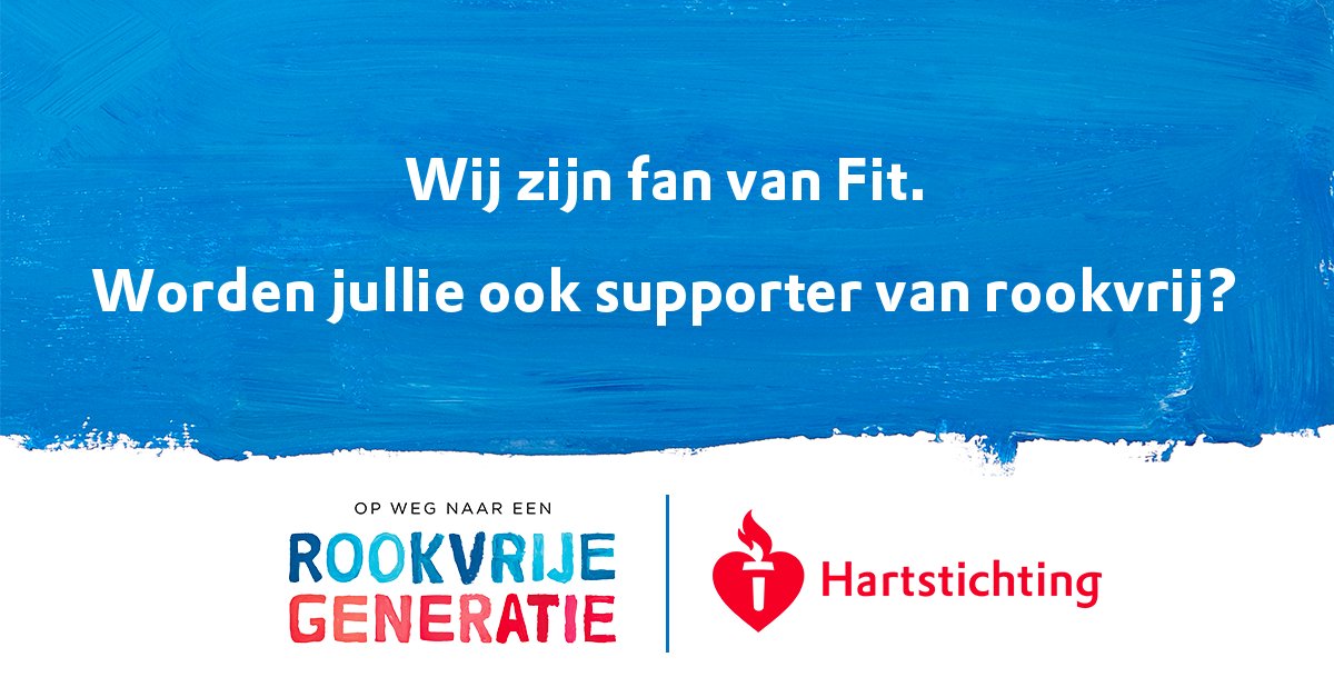 <a href="/Fithockey/">FIThockey</a> Geef jeugd het goede voorbeeld! Bestel de gratis toolkit en word rookvrij: hartstichting.nl/rookvrij-sport…